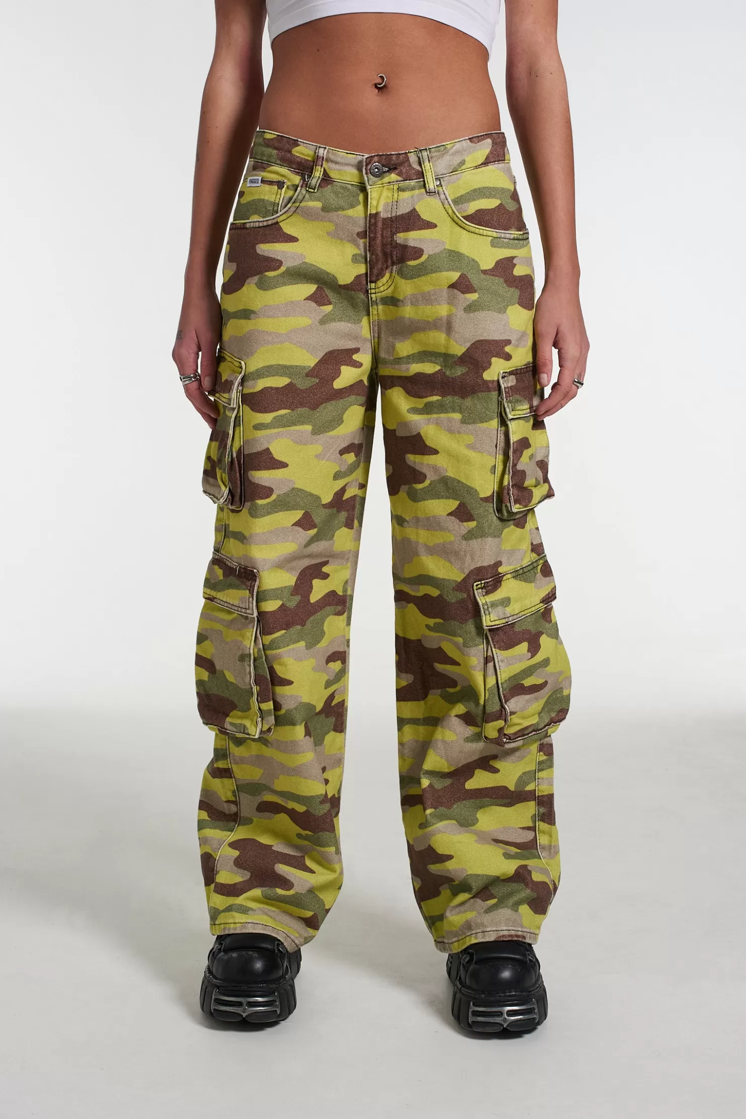 The Ragged Priest Release Jean - Camo-Women Jeans