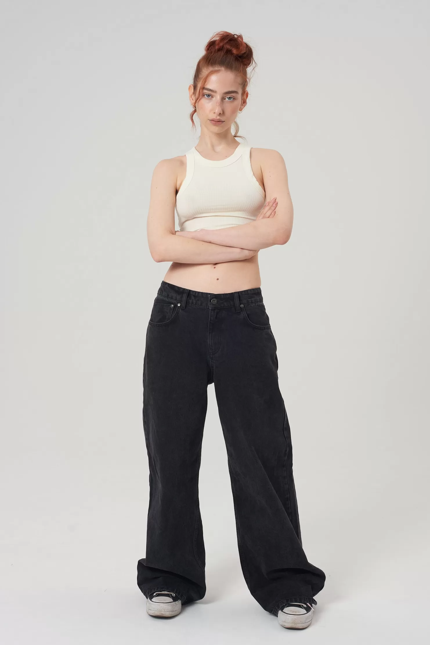 The Ragged Priest Release Jean - Charcoal-Women Jeans