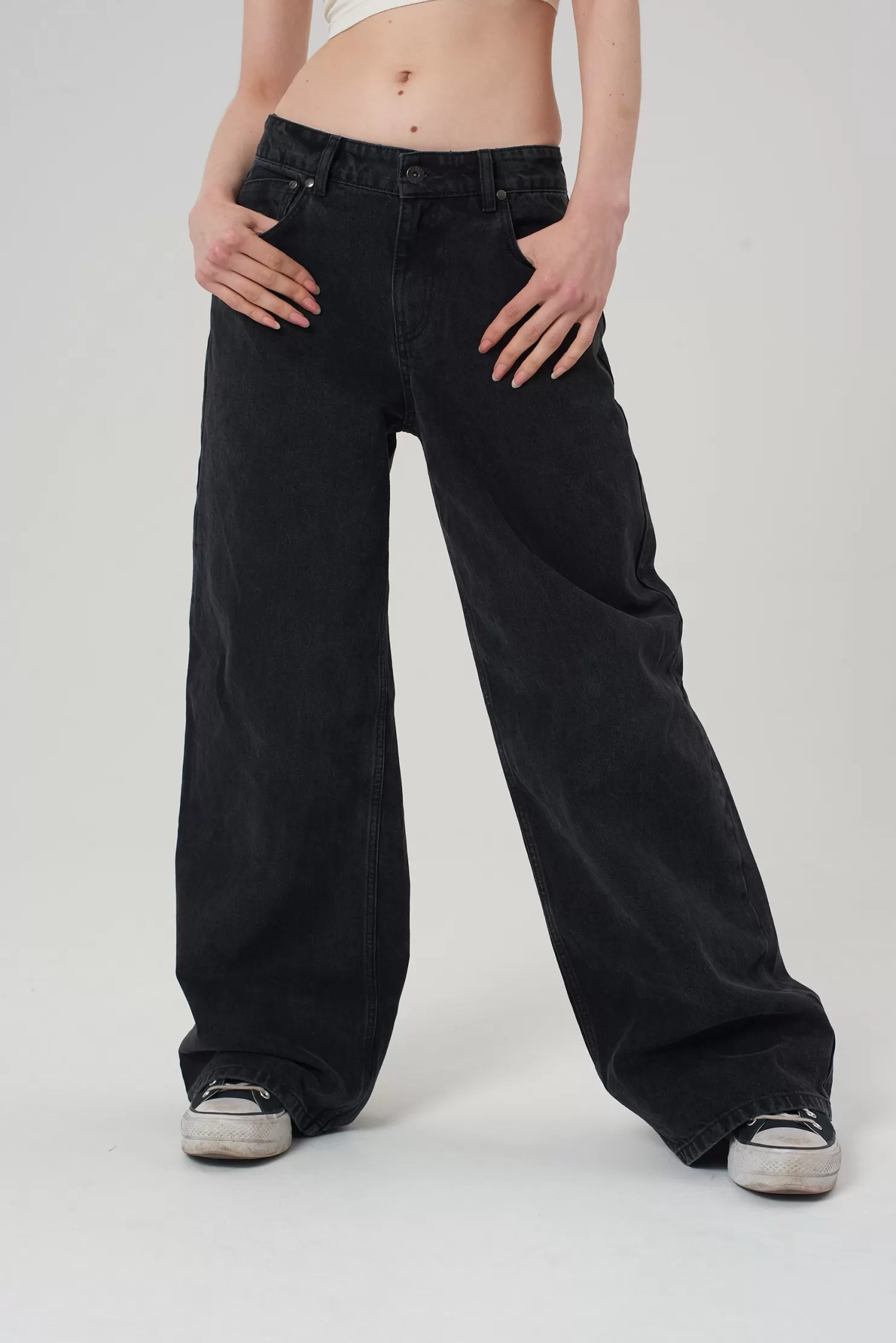 The Ragged Priest Release Jean - Charcoal-Women Jeans