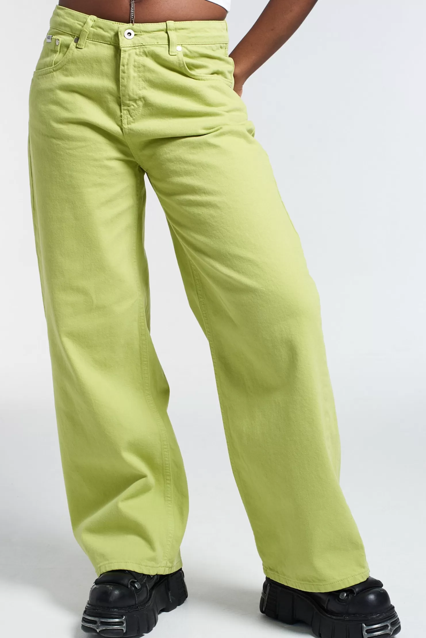 The Ragged Priest Release Jean - Lime-Women Jeans