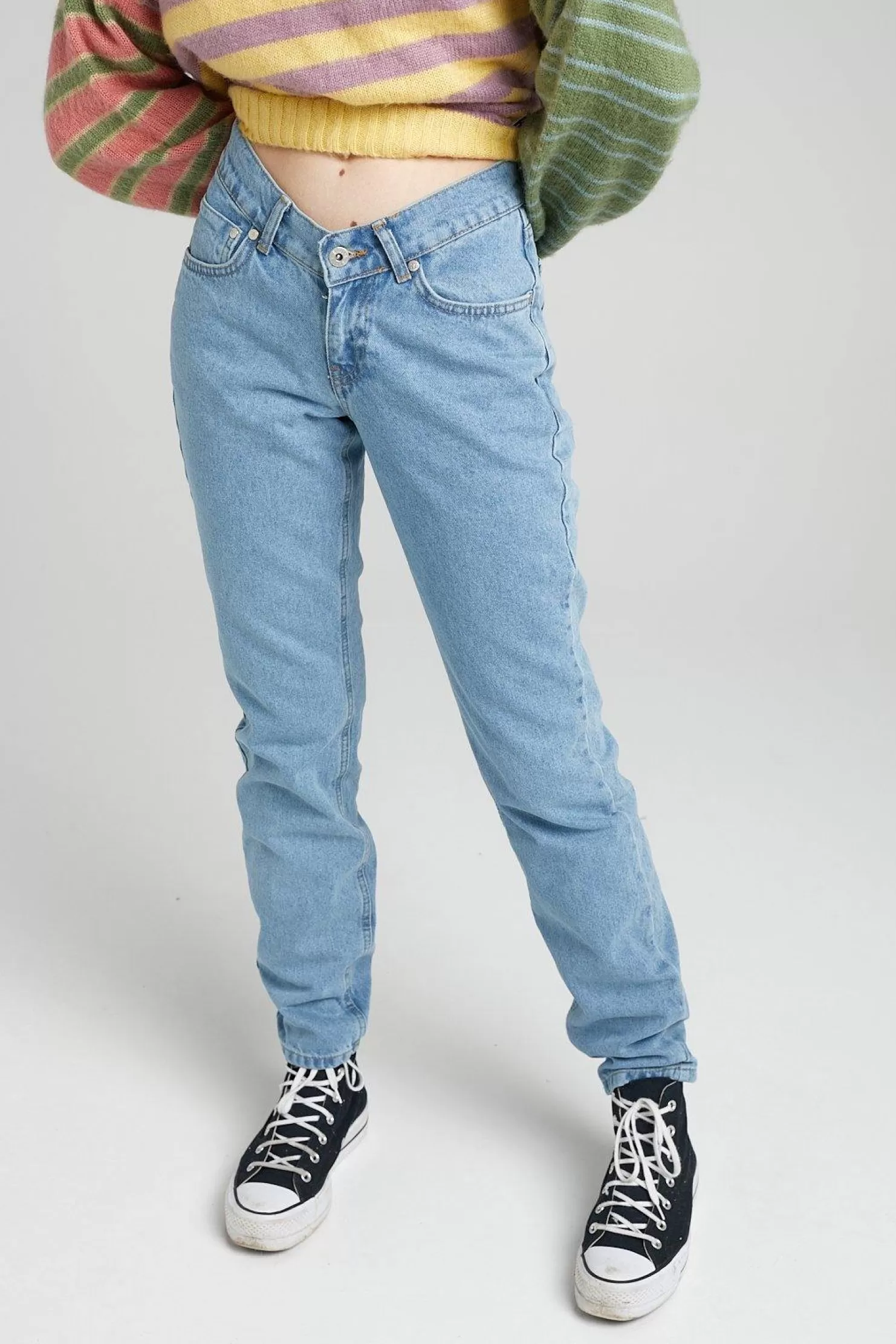 The Ragged Priest Revive Jean - Blue-Women Jeans