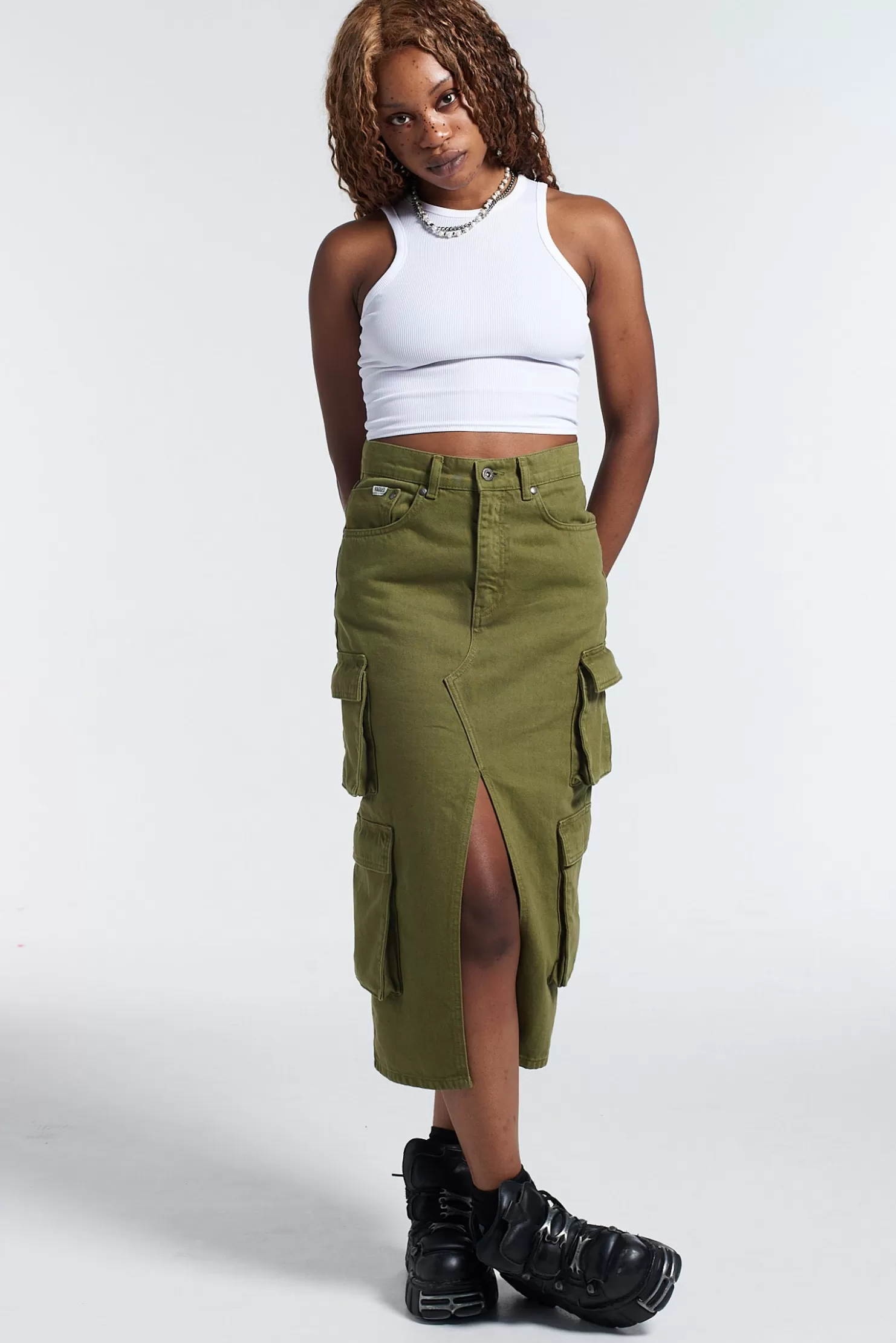 The Ragged Priest Soda Combat Skirt - -Women Skirts & Shorts