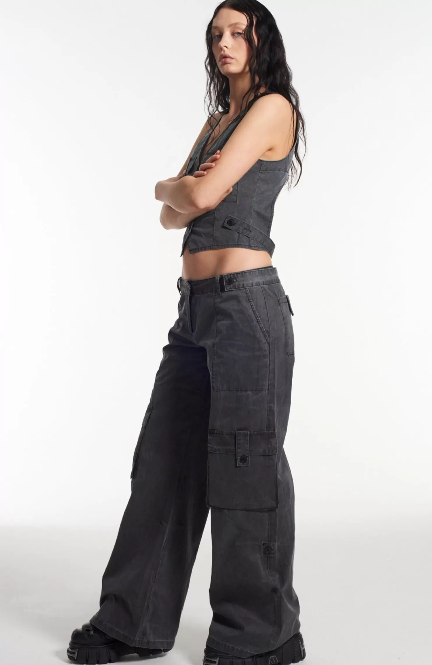 The Ragged Priest Stomper Drill Pant-Women Trousers
