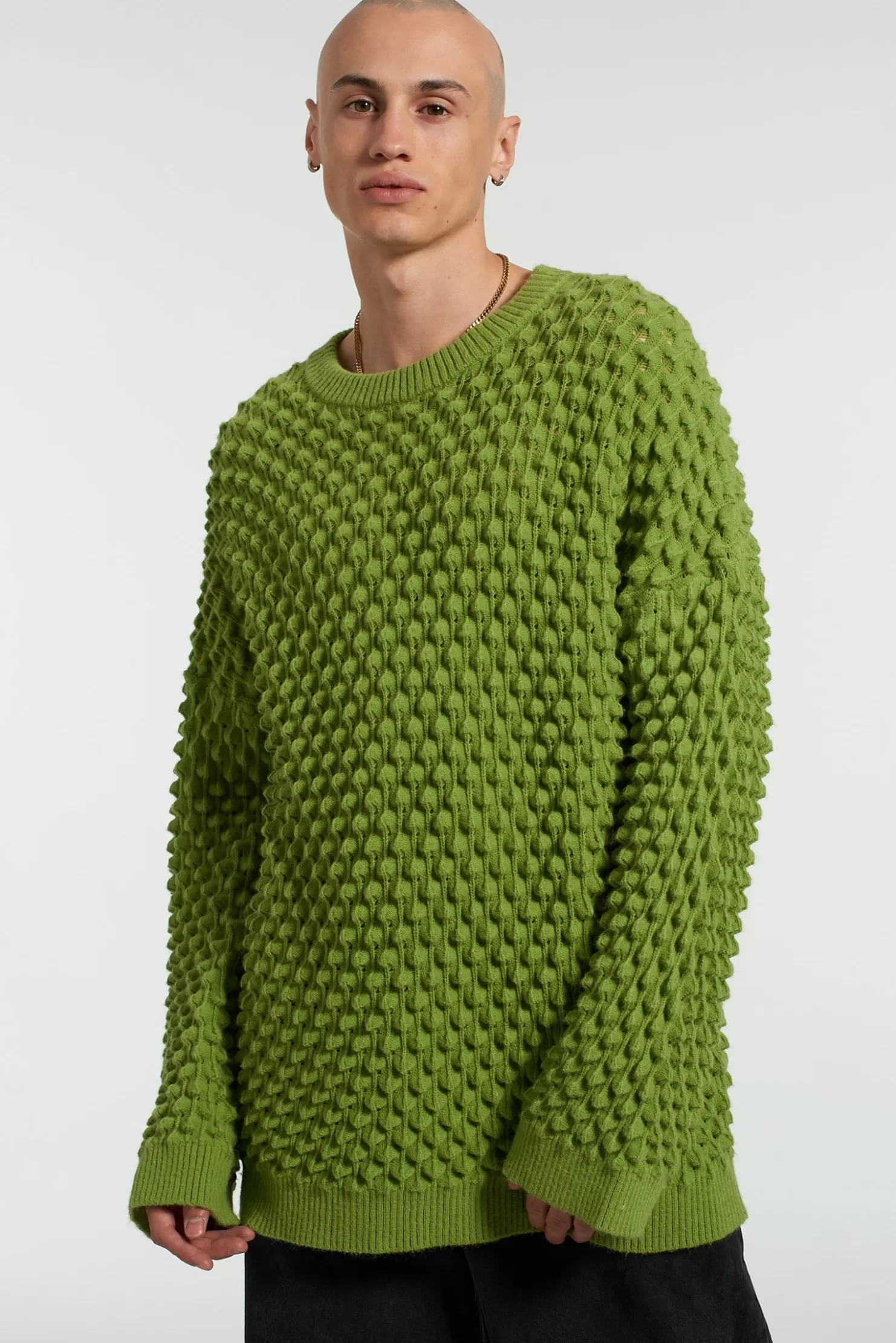 The Ragged Priest Teddy Knit Jumper-Men Knitwear, Sweatshirts & Hoodies