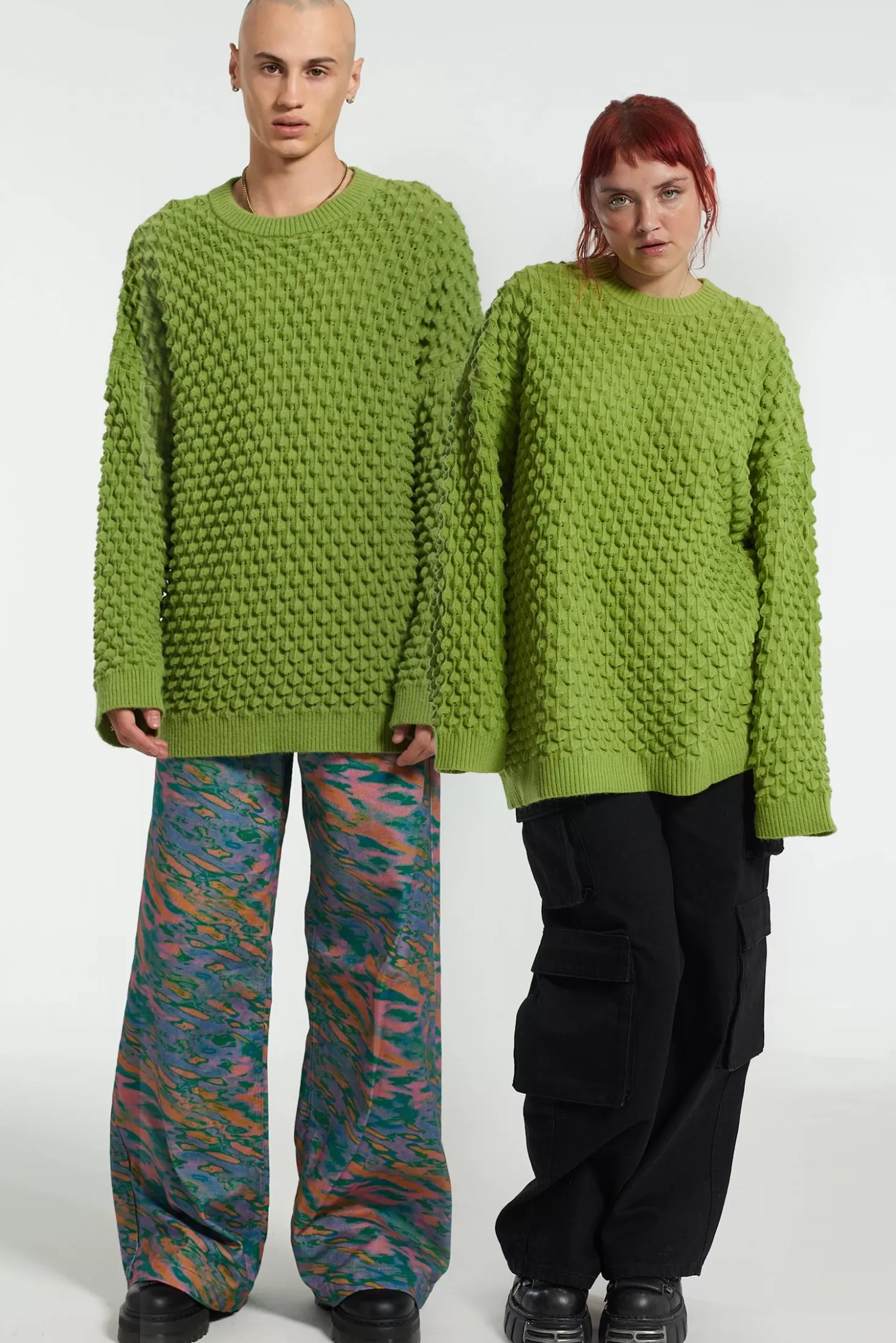 The Ragged Priest Teddy Knit Jumper-Men Knitwear, Sweatshirts & Hoodies