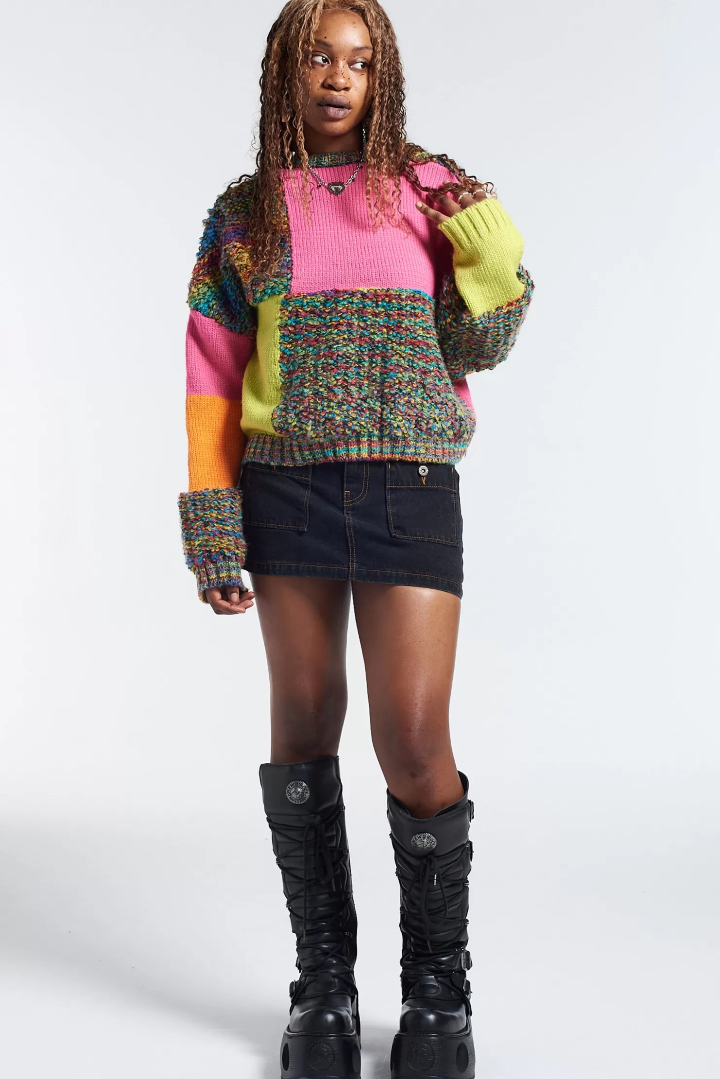 The Ragged Priest Television Jumper-Women Knitwear & Sweats