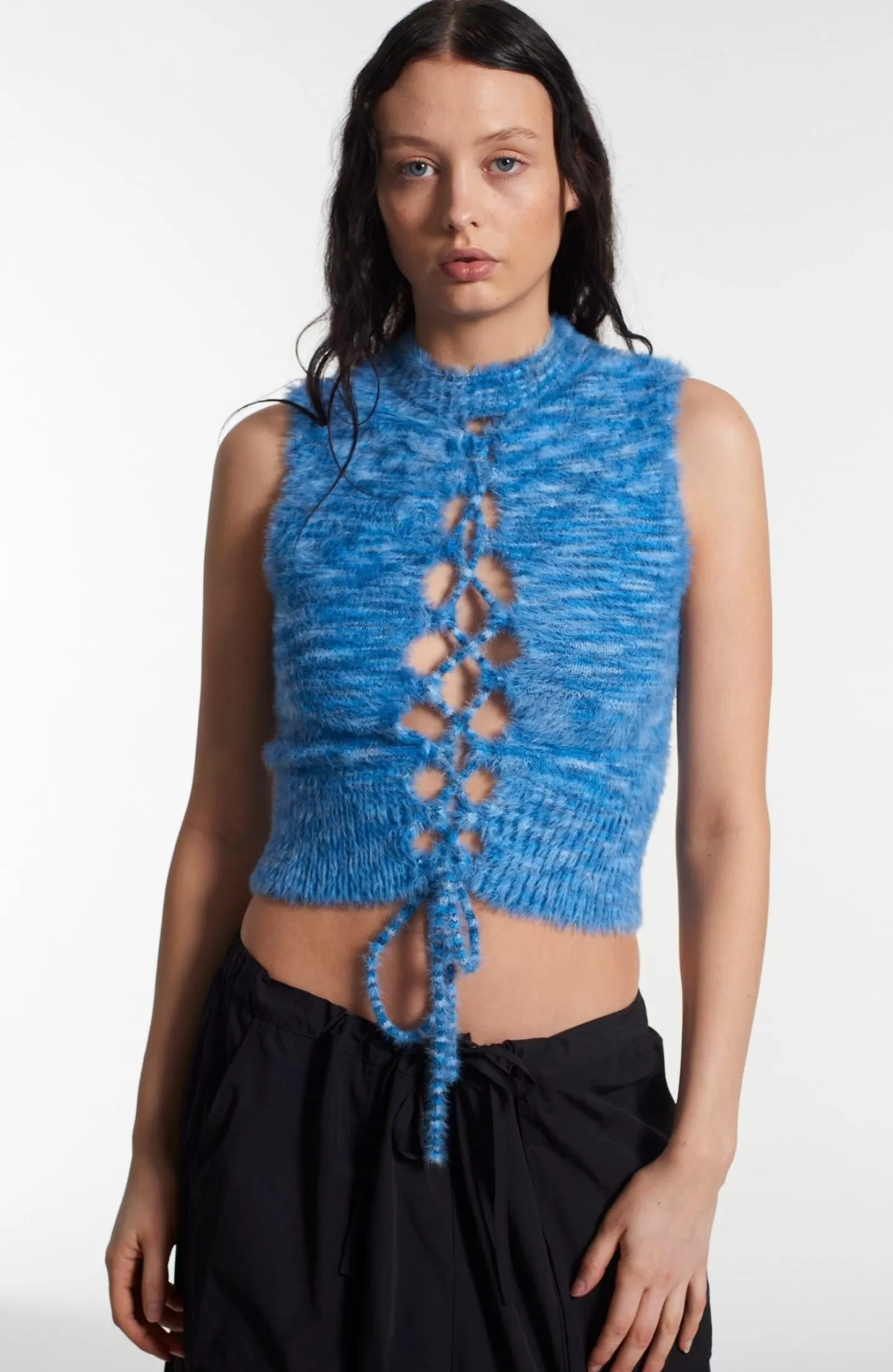 The Ragged Priest Tide Lace Front Top-Women T-Shirts & Tops