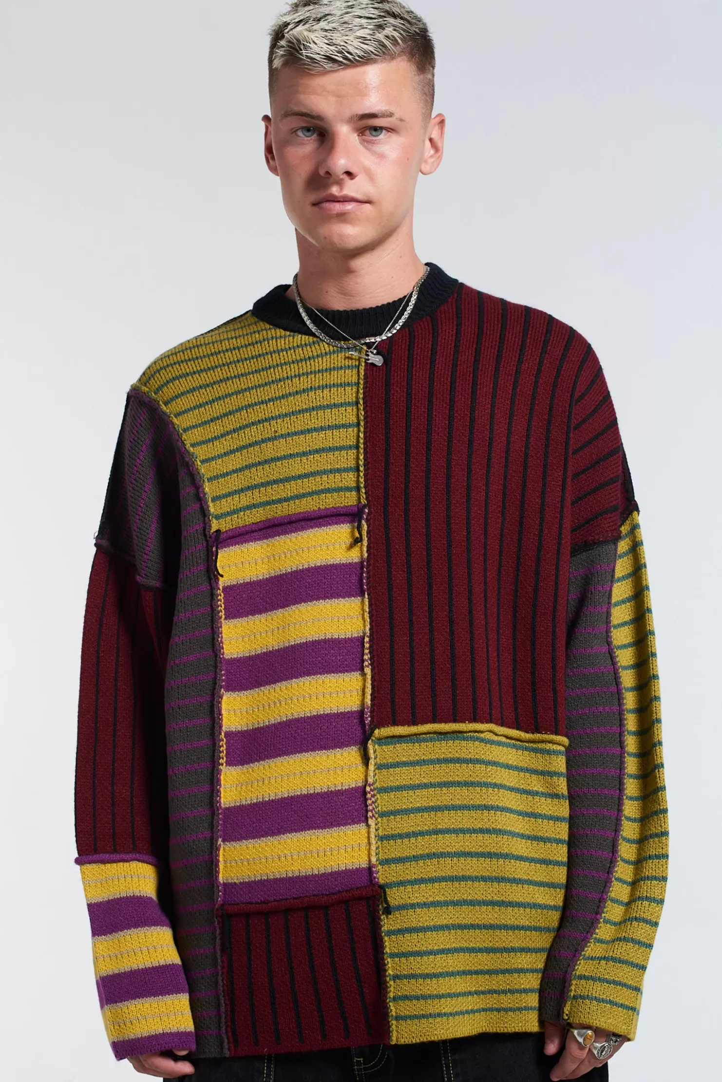 The Ragged Priest Trash Knit-Men Knitwear, Sweatshirts & Hoodies