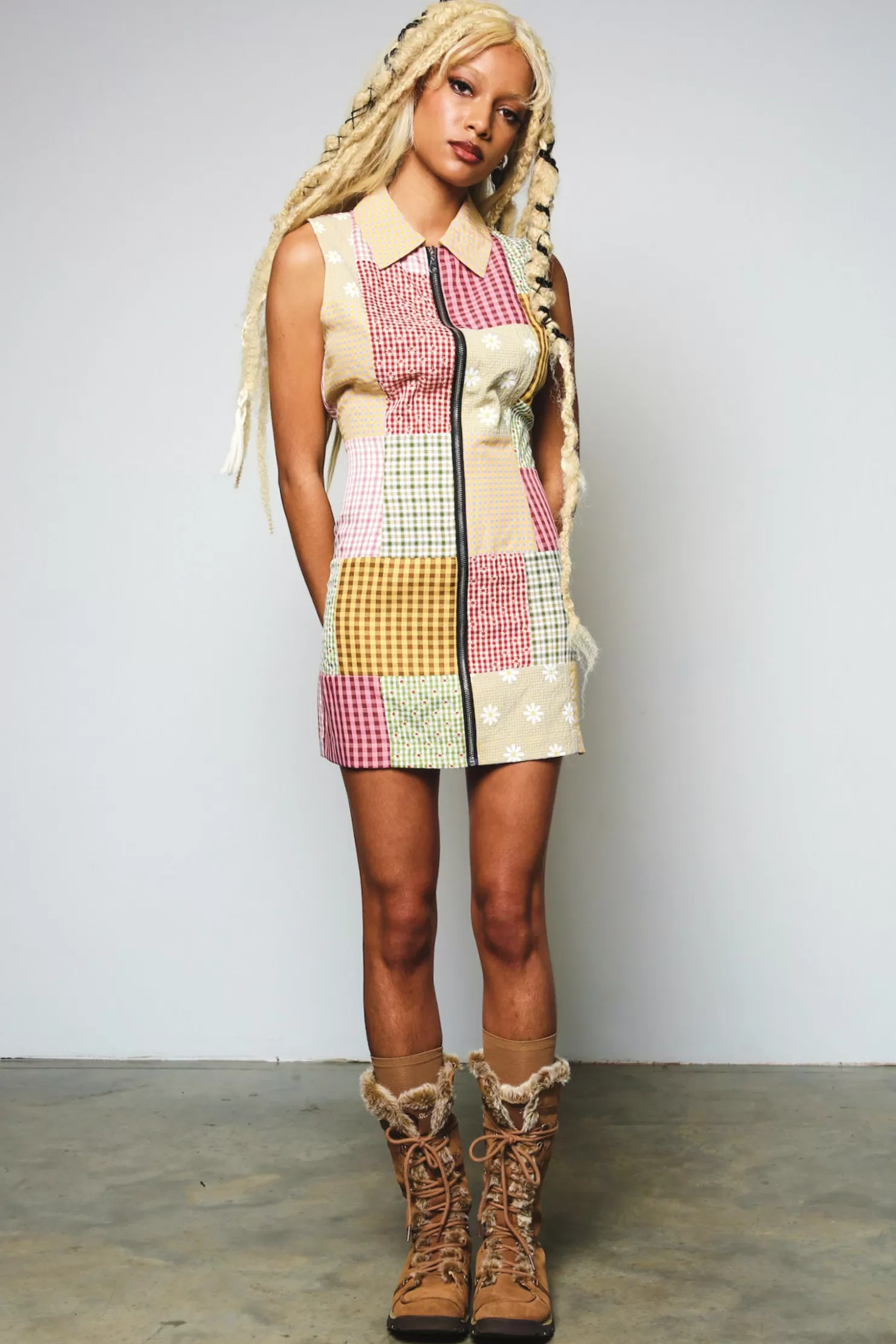 The Ragged Priest Trouble Maker Shirt Dress-Women Dresses