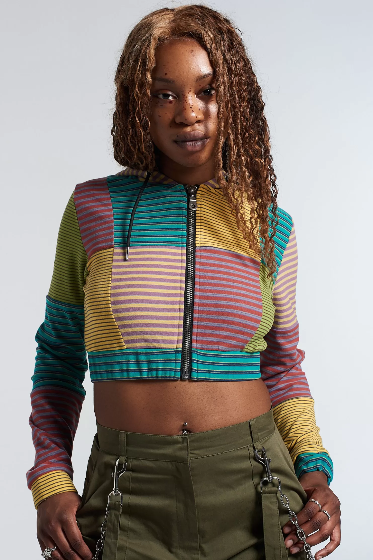 The Ragged Priest Vacant Hoodie-Women Knitwear & Sweats