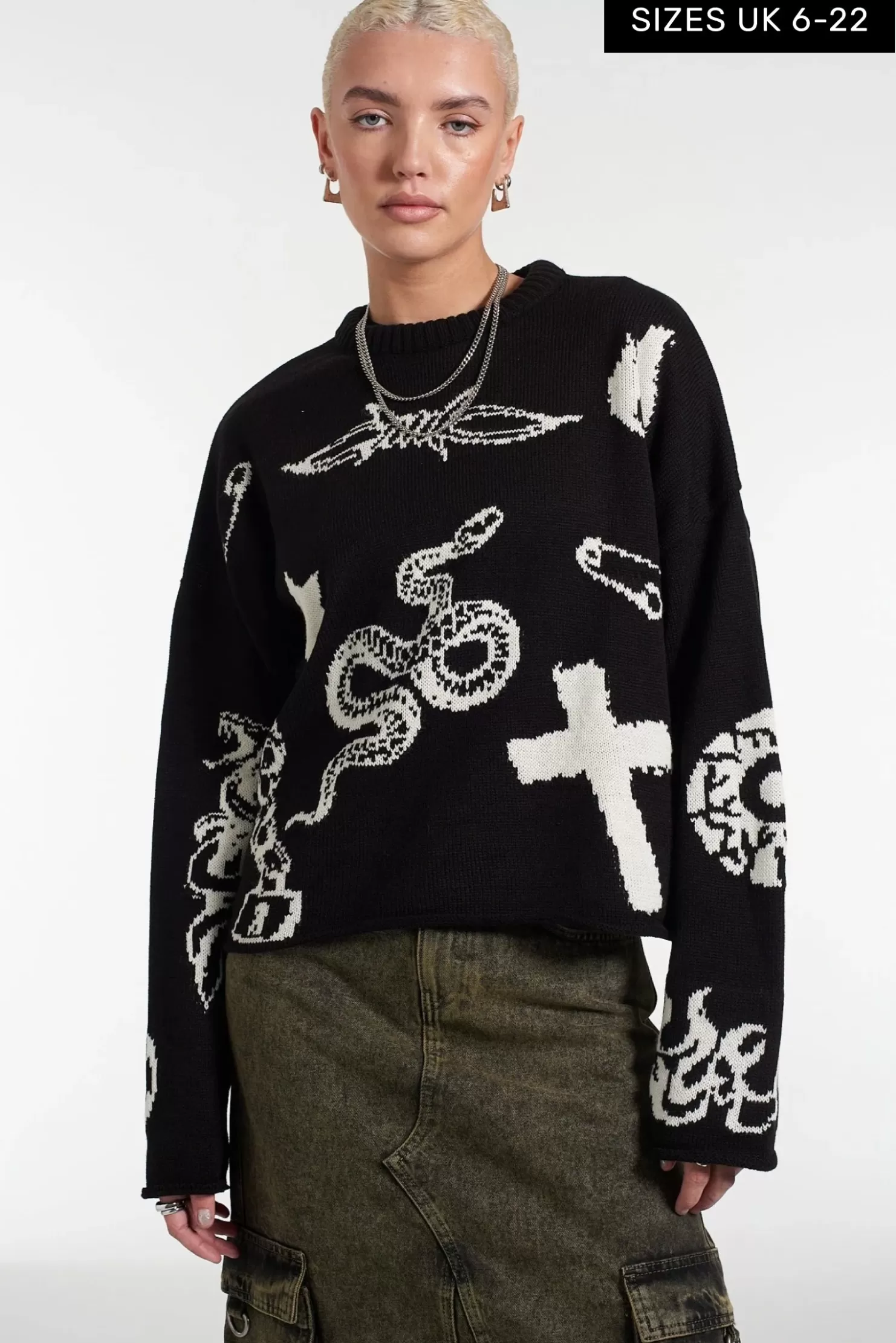 The Ragged Priest Vandal Knit -Women Knitwear & Sweats