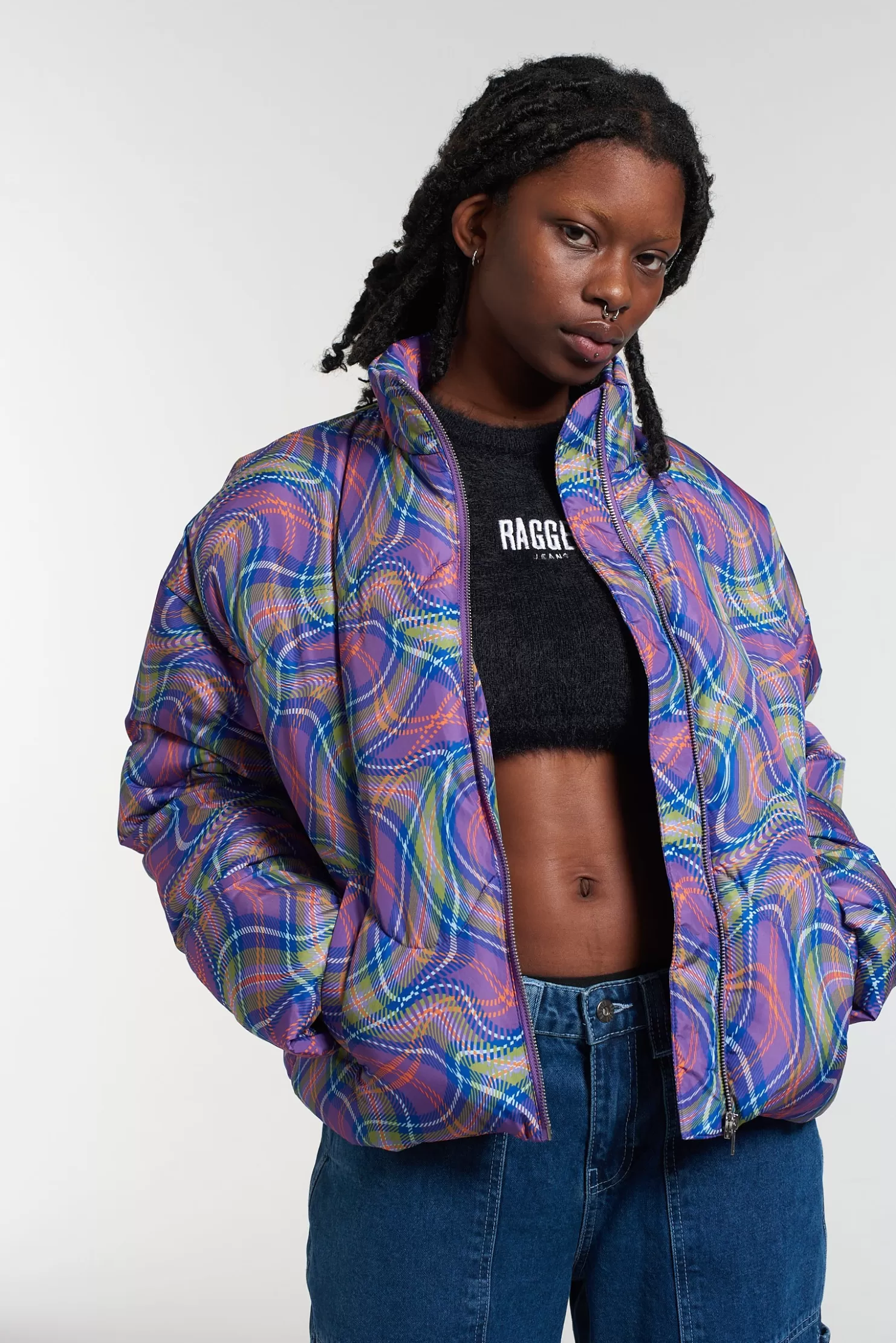 The Ragged Priest Warped Puffer-Women Coats & Jackets