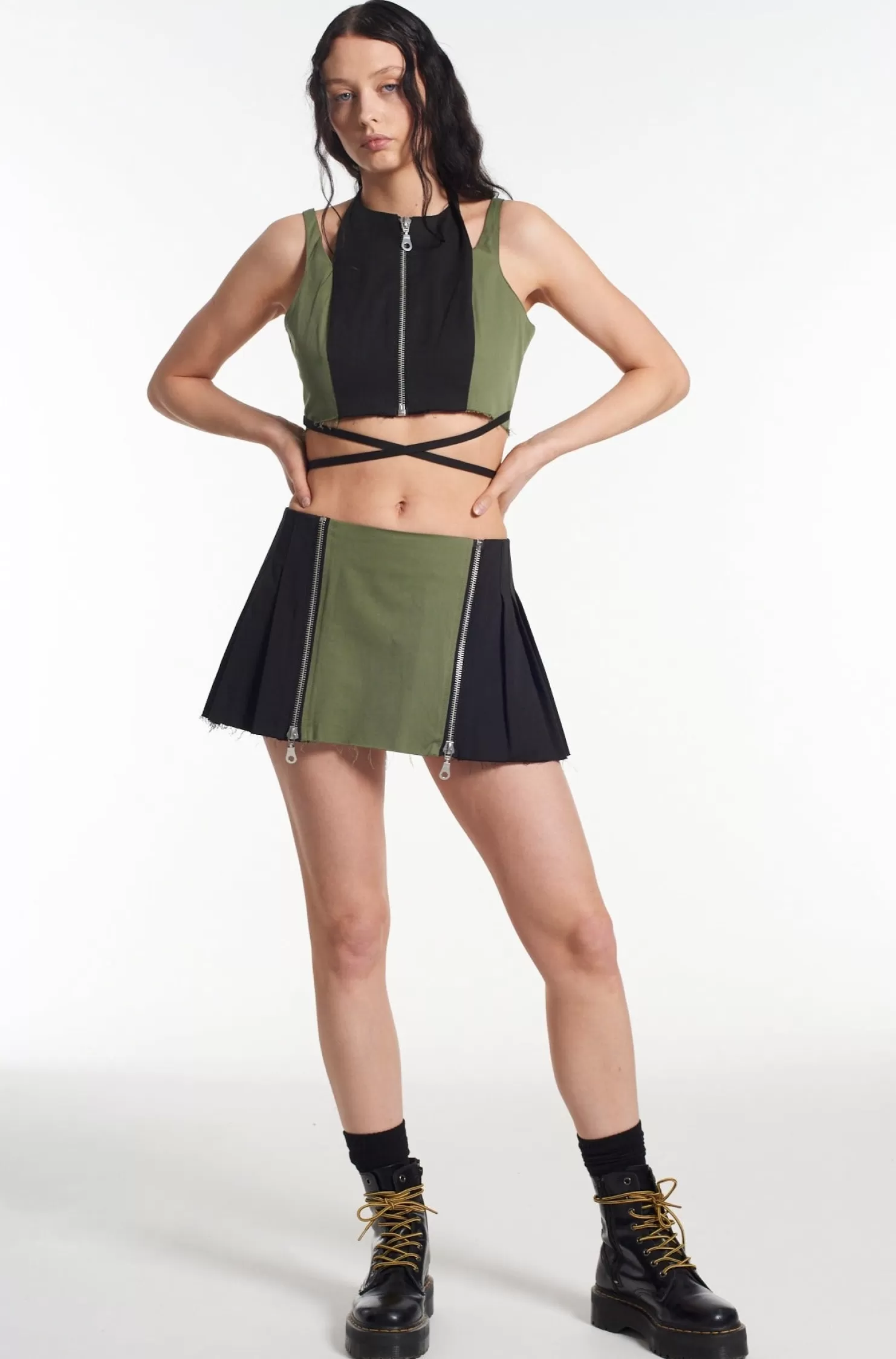 The Ragged Priest Wonder Mini Skirt-Women Skirts & Shorts