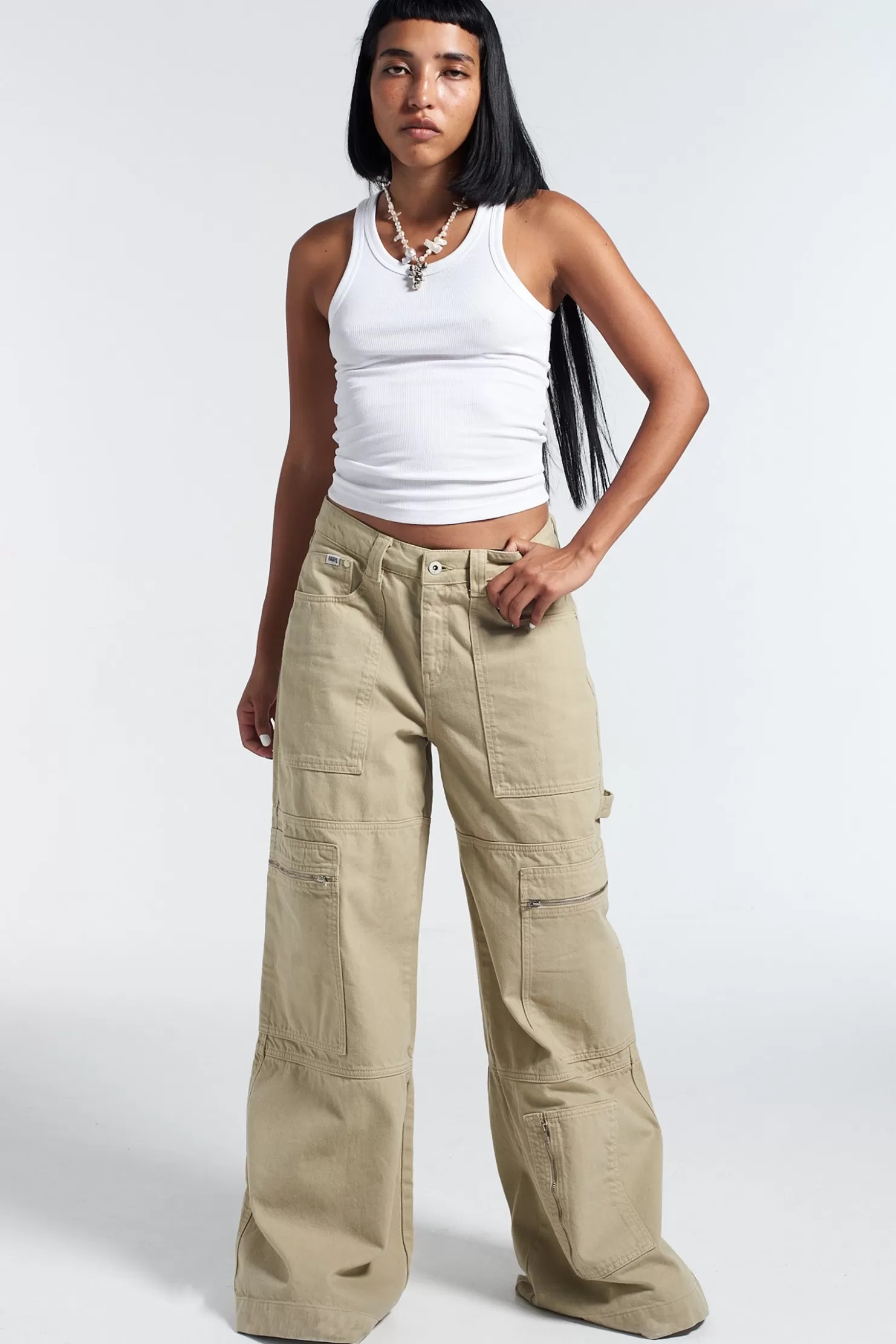The Ragged Priest Zip Sweeper Jean - -Women Jeans